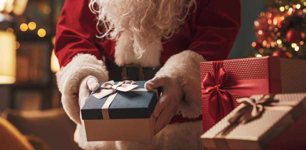 Santa and gift giving